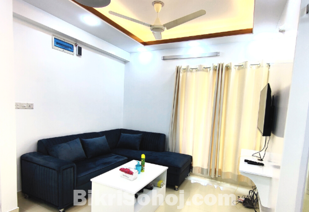 Rent Furnished Two Bedroom Apartment in Bashundhara R/A.